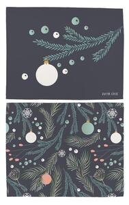Vianočné látkové prestieranie 2 ks 35x45 cm Christmas Deco – Butter Kings