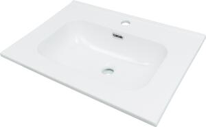 Deante Zápustné keramické umývadlo Tubo 60x46 cm - CTU 6U6W
