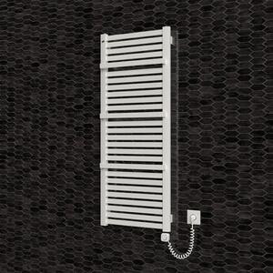 BPS-koupelny Elektrický kúpeľňový radiátor Neus E DR-PE 7055-01, pripojenie typ 01, 56,5x76,5 cm, biela RAL 9016