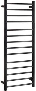 Bemeta Design Elektrický kúpeľňový radiátor / sušiak uterákov 450x1320mm, 180W, čierna - 704151050