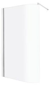 Novoterm Sprchová zastena Walk-in NV-Zeta 140 TR, chróm/transparent - bez vaničky