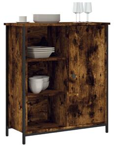 Komoda dymový dub 70x30x80 cm kompozitné drevo