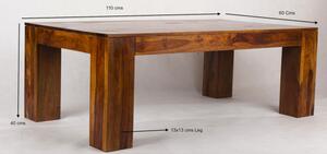 Konferenčný stolík Tara 110x40x60 indický masív palisander