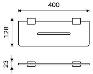 Nimco Polica, 40 cm IXI - Ki X440-26