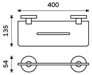 Nimco Polica, 40 cm IXI - UN X440-26
