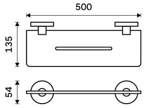 Nimco Polica, 50 cm IXI - UN X450-26