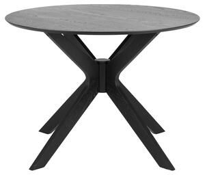 Okrúhly jedálenský stôl Neeja 105 cm dub čierny