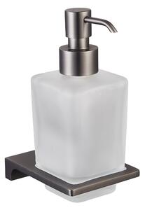 Slezák - RAV Dávkovač tekutého mydla sklenený NIL - NLA0303MG, Metal Grey