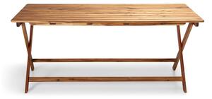 Záhradný stôl z akáciového dreva Essentials Natur, 88 x 171 cm