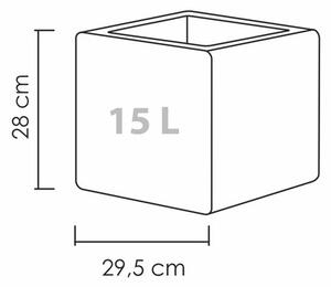 Scheurich Kvetináč Cube (Ø 30 cm, kamenistá sivá) (100349931)