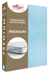FROTÉ PRESTIERADLO PREMIUM 90X200 CM MODRÉ