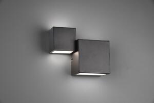 Trio 224910232 LED nástenné svietidlo Miguel 2x6W | 1000L | 3000K | IP20 - 3 fázové stmievanie, horné / spodné osvetlenie, čierna