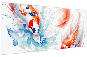 Obraz - Ryby (120x50 cm)