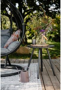 Sivý záhradný stôl Essentials Lounge, ø 51 cm