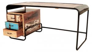 Písací stôl Retro 160x76x70 recyklované mango