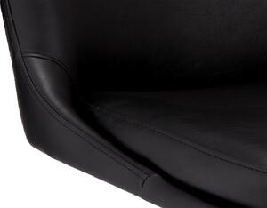 Dizajnová stolička Aeneas, čierna