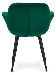 Dizajnová jedálenská stolička Aeacus, zelená