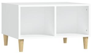 Konferenčný stolík biely 60x50x36,5 cm spracované drevo