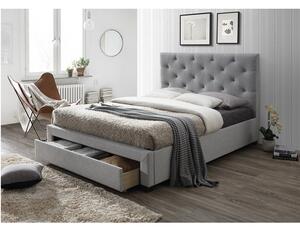 Manželská posteľ 160 cm Shemika (s roštom a úl. priestorom). Vlastná spoľahlivá doprava až k Vám domov. 808726