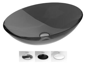 Besco Umývadlo na dosku zo syntetickej živice Anya 50x35 cm Carbon Grey s výpusťou Click-Clack BESCO-Typ výpuste: Click-Clack bez prepadu, chróm