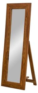 Zrkadlo Rami 60x170 indický masív palisander