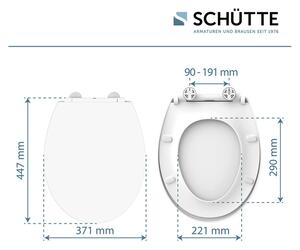 Schütte Duroplastová WC doska s nočným osvetlením (100354654)