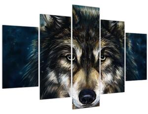 Obraz - Vlk (150x105 cm)