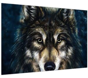 Obraz - Vlk (90x60 cm)