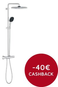 GROHE Vitalio Comfort 250 - Sprchový systém s termostatom na stenu, chróm 26696001