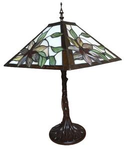 Luxus Tiffany lampa vitráž ALYA 61*Ø43 2*E