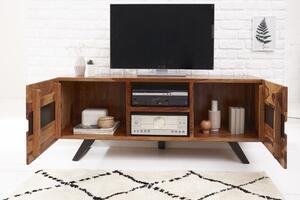 Dizajnový TV stolík Argentinas 160 cm sheesham