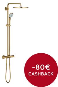 GROHE Euphoria System 310 - Sprchový systém s termostatom na stenu, kartáčovaný Cool Sunrise 26075GN0