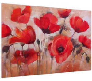 Obraz - Vlčie maky (90x60 cm)
