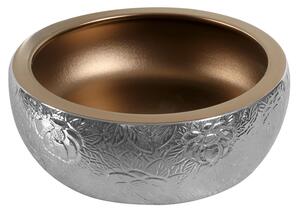 Novoterm Keramické umývadlo na dosku NV-KR-124 chróm/bronz
