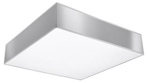 Stropné svietidlo Horus, 1x sivé plastové tienidlo, (biely plast), (45 cm)
