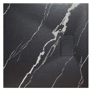 Besco Štvorcová sprchová vanička z SMC kompozitu VEXO MARBLE BLACK SQ 80x80 (90x90) BESCO-Rozmery: 80x80
