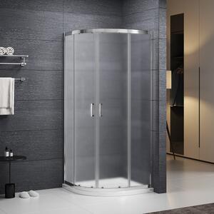 Roth Štvrťkruhový sprchovací kút ALBIS MATT - bez vaničky ROTH-Variant: rozmery: 80x80 cm - (ALBIS MATT/800 - N0792), ROTH-Profily: profily: brillant, výplň: Matt glass