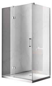 BPS-koupelny Obdĺžnikový sprchovací kút ZES KZ03D 120x100 chróm/transparent - bez vaničky