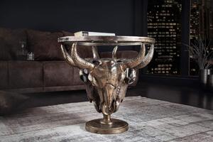 Dizajnový konferenčný stolík Randal 56 cm bronzový