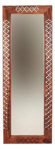 Zrkadlo Mira 60x170 indický masív palisander