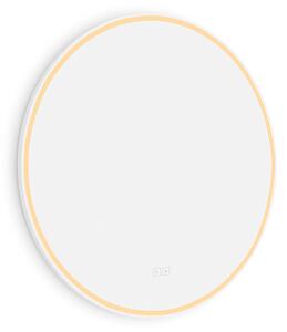 Nimco Biele okrúhle LED zrkadlo pr. 700 mm s dvoma dotykovými senzormi - ZPB 28001RVX-05