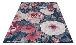 Modro-červený koberec Mint Rugs Peony, 80 x 150 cm