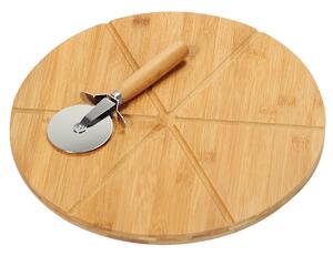 Doska na krájanie a servírovanie pizze + krájač Amanda, (fi) 32 cm