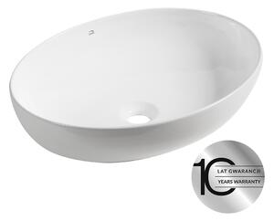Laveo Umývadlo na dosku Desna 51,5x39,5 cm - VUD_6251, keramika, biele
