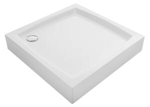 Laveo Štvorcová sprchová vanička Desna 90x90 cm - JBD_696K, biela