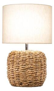 Dizajnová stolná lampa Madyson, 47 cm, pletená