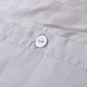 Sivé luxusné damaškové obliečky EMI: Štandardný set jednolôžko obsahuje 1x 140x200 + 1x 70x90