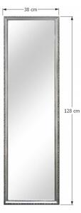 Zrkadlo na stenu Malkia Typ 3 - strieborná