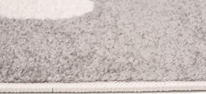 Bielo-ružový vzorovaný detský koberec Ruth Rozmer: 240x330 cm