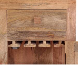 Barová skriňa Hina 90x90x45 z mangového dreva